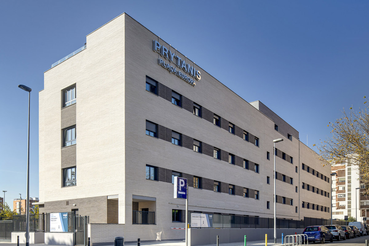 Nou centre Prytanis i aparcament de rotació situat al costat de la Plaça Europa